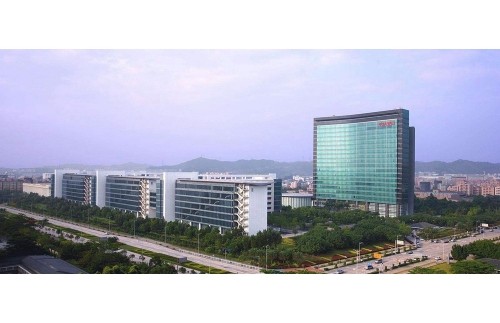 华为研发中心职工食堂60000风量油烟净化器安装案例